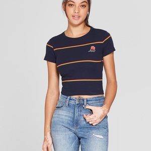 Crop Top Rasta Rose 🌹